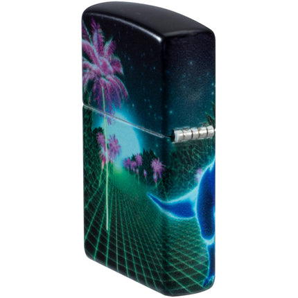 Zippo Lighter: Cyber Dino Design Glow-in-the-Dark 540 Color Finish | 46701