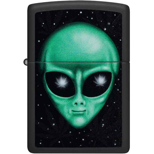 Zippo Lighter: Alien Leaf Design | 46708