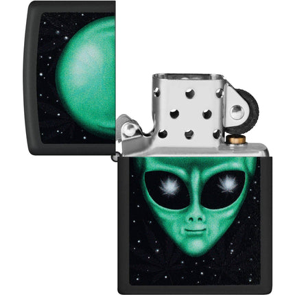 Zippo Lighter: Alien Leaf Design | 46708