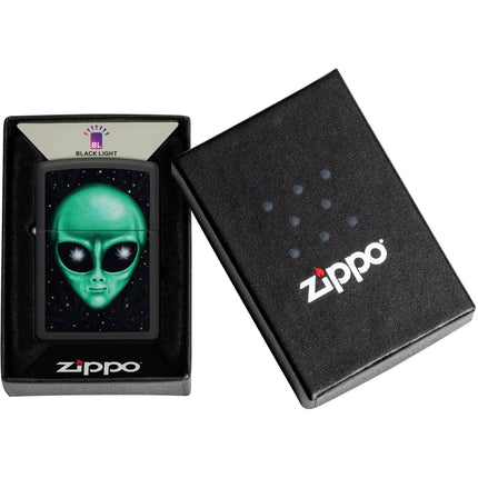 Zippo Lighter: Alien Leaf Design | 46708