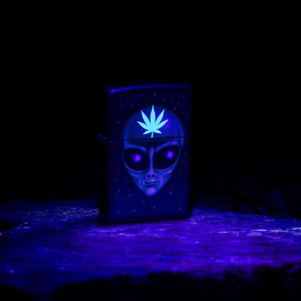 Zippo Lighter: Alien Leaf Design | 46708
