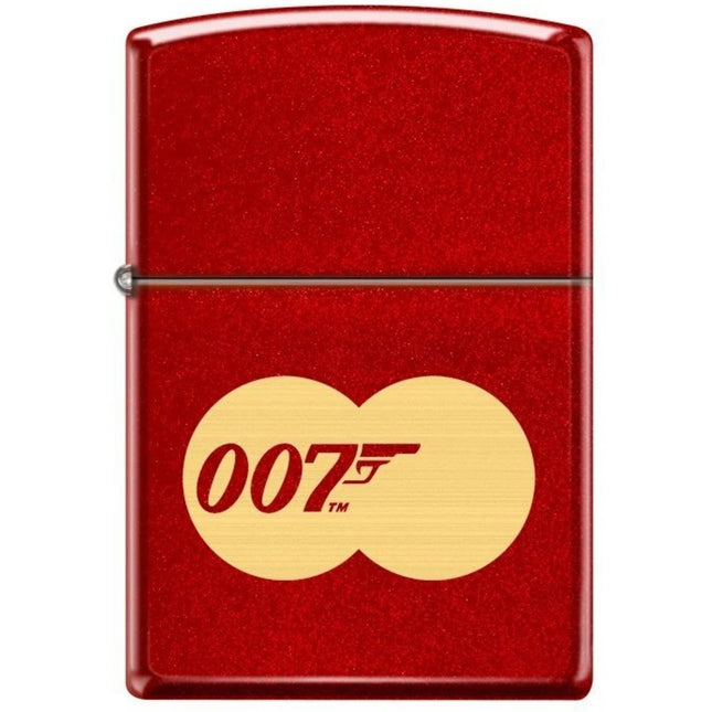 Zippo Lighter: James Bond 007 Design Metallic Red | 46734