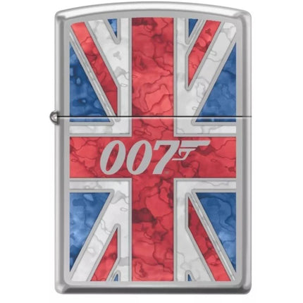 Zippo Lighter: James Bond 007 Union Jack Flag Design | 46735