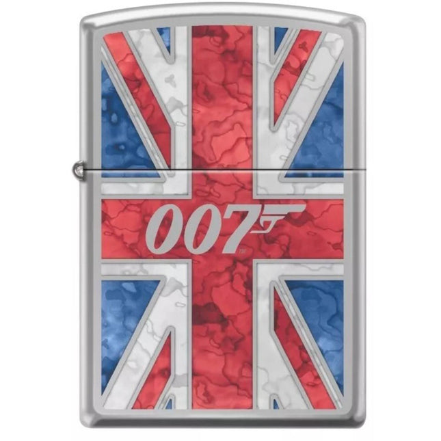 Zippo Lighter: James Bond 007 Union Jack Flag Design | 46735