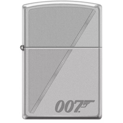 Zippo Lighter: James Bond 007 Design Satin Chrome | 46736