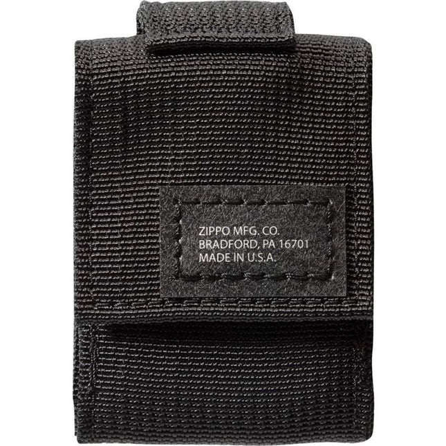 Zippo Black Tactical Nylon Hook and Loop Lighter Pouch | 48400