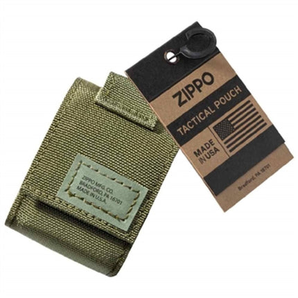 Zippo Green Tactical Nylon Hook and Loop Lighter Pourch | 48402