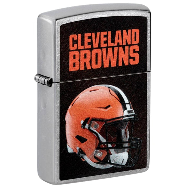Zippo Lighter: NFL Cleveland Browns Street Chrome Finish | 48425