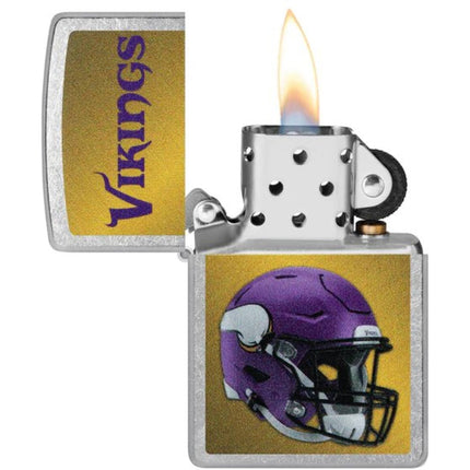 Zippo Lighter: NFL Minnesota Vikings Helmet Design | 48439