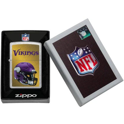 Zippo Lighter: NFL Minnesota Vikings Helmet Design | 48439