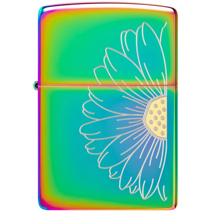 Zippo Lighter: Multi Color Daisy Design | 48668