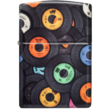 Zippo Lighter: Records Design Multi Color Finish | 48770