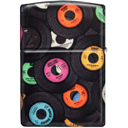 Zippo Lighter: Records Design Multi Color Finish | 48770