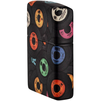 Zippo Lighter: Records Design Multi Color Finish | 48770