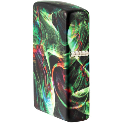 Zippo Lighter: Psychedelic Swirl Design Glow-in-the-Dark | 48774