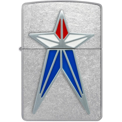 Zippo Lighter: Red White and Blue Star Design | 48903