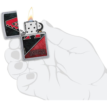 Zippo Lighter: MLB® Arizona Diamondbacks Street Chrome | 49722