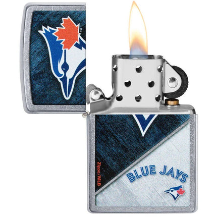 Zippo Lighter: MLB® Toronoto Blue Jay™ Colorblock Design | 49752