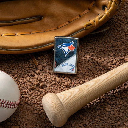 Zippo Lighter: MLB® Toronoto Blue Jay™ Colorblock Design | 49752