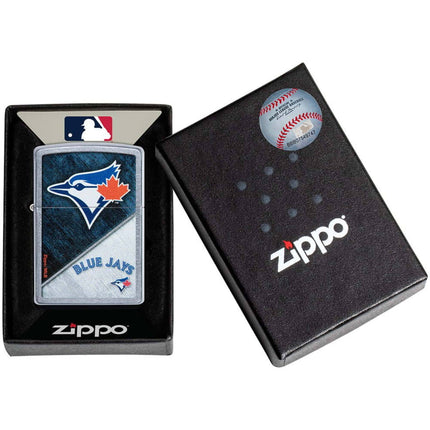 Zippo Lighter: MLB® Toronoto Blue Jay™ Colorblock Design | 49752