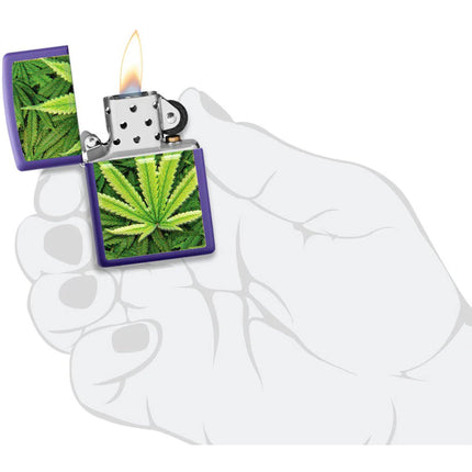 Zippo Lighter: Cannabis Design | 49790
