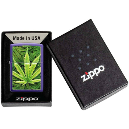Zippo Lighter: Cannabis Design | 49790