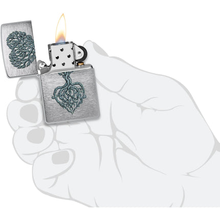 Zippo Lighter: Rooted In Love Design | 46232