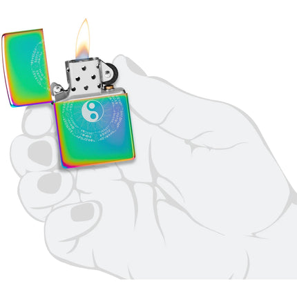 Zippo Lighter: Yin-Yang Design Multi Color Finish | 46482