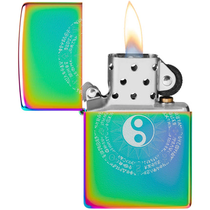 Zippo Lighter: Yin-Yang Design Multi Color Finish | 46482