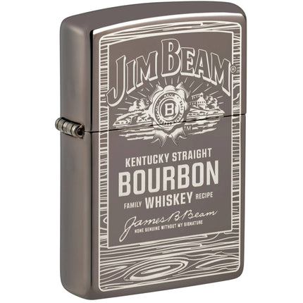 Zippo Lighter: Jim Beam Barrel Wood Frame Design | 48740
