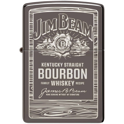 Zippo Lighter: Jim Beam Barrel Wood Frame Design | 48740