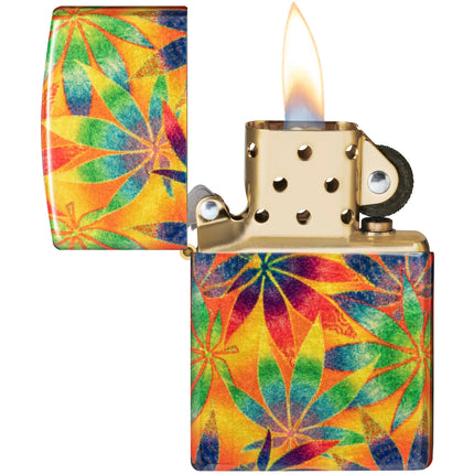 Zippo Lighter: Cannabis Design 540 Color | 48776