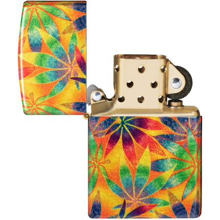Zippo Lighter: Cannabis Design 540 Color | 48776