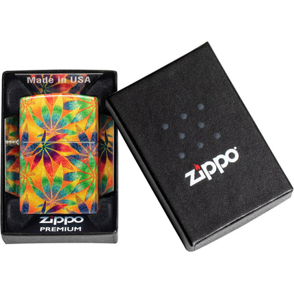 Zippo Lighter: Cannabis Design 540 Color | 48776