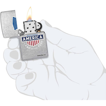 Zippo Lighter: Buck Wear 1776 America Land Of The Free Design | 48938
