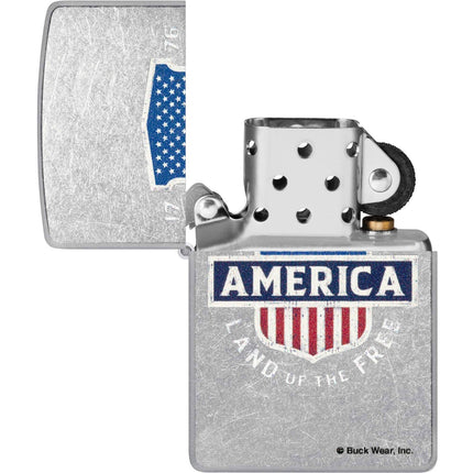 Zippo Lighter: Buck Wear 1776 America Land Of The Free Design | 48938