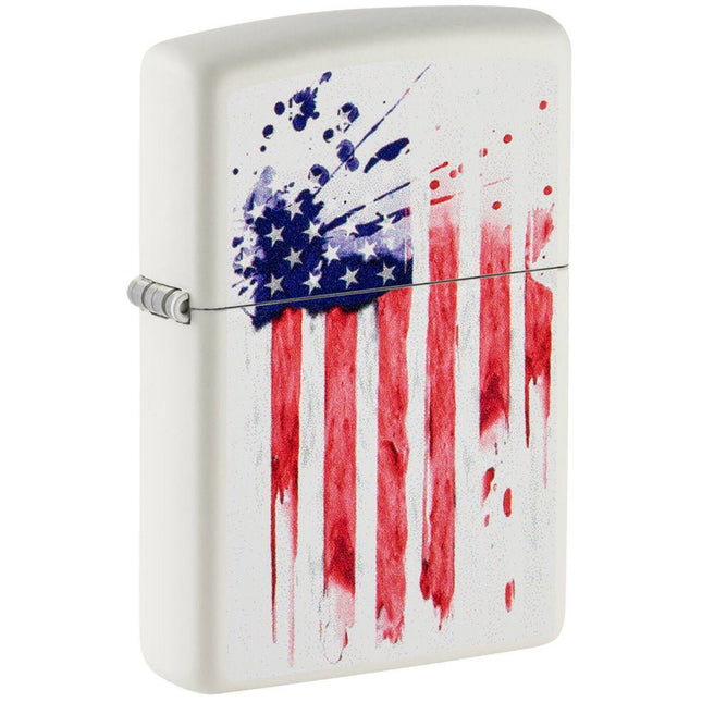 Zippo Lighter: US Flag Design | 49783