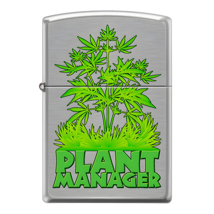 Zippo Lighter: Plant Manager Design Street Chrome | AD542