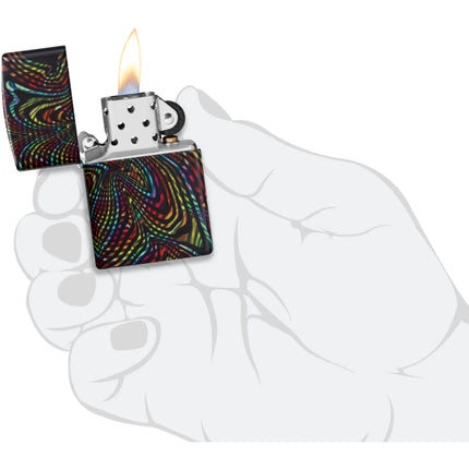 Zippo Lighter: Glowing Illusion Design Glow-in-the-Dark 540 Color | 46427