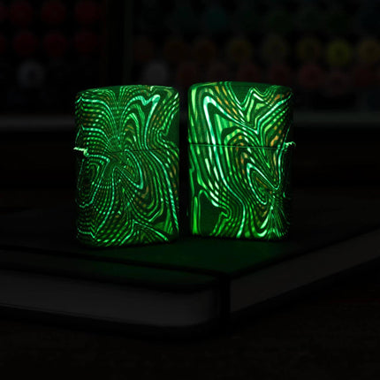Zippo Lighter: Glowing Illusion Design Glow-in-the-Dark 540 Color | 46427