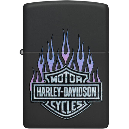 Zippo Lighter: Harley-Davidson® Classic Black Matte Finish | 46677
