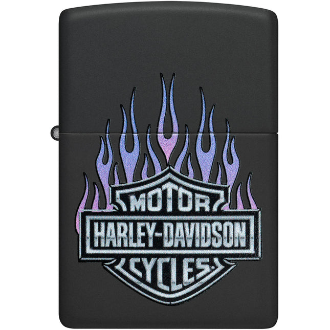 Zippo Lighter: Harley-Davidson® Classic Black Matte Finish | 46677