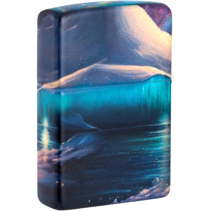 Zippo Lighter: Penguin Design Multi Colorlic Finish | 46014