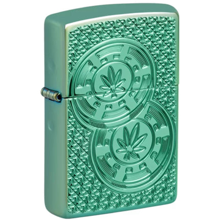 Zippo Lighter: Cannabis Chips Design | 46144