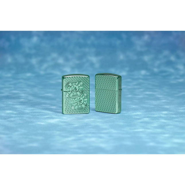 Zippo Lighter: Cannabis Chips Design | 46144