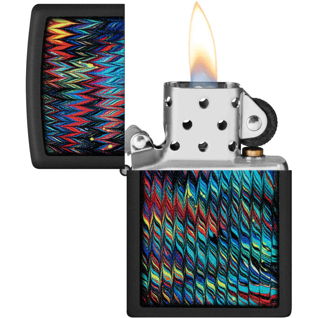 Zippo Lighter: Paint Pour Design | 46169