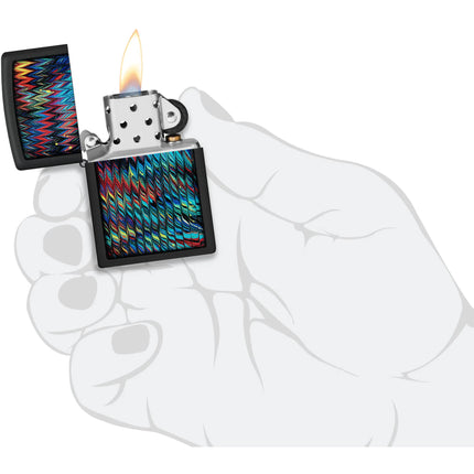 Zippo Lighter: Paint Pour Design | 46169