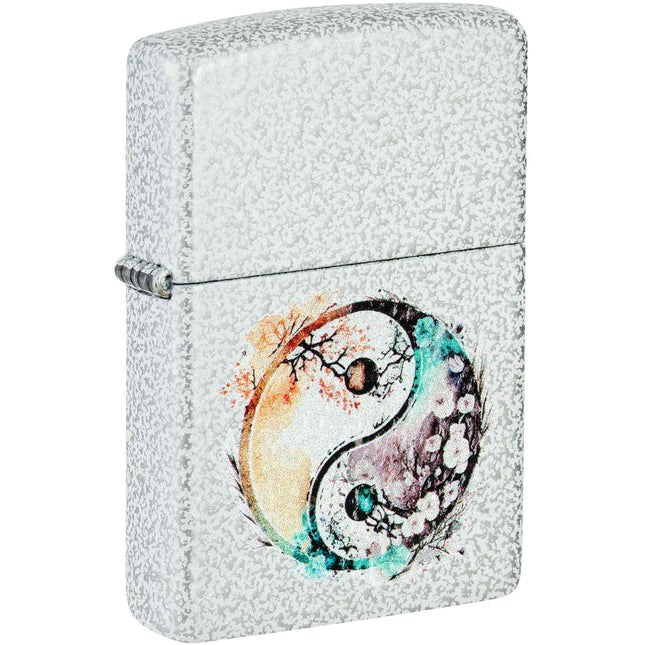 Zippo Lighter: Floral Yin And Yang | 46249