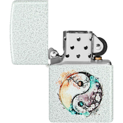 Zippo Lighter: Floral Yin And Yang | 46249