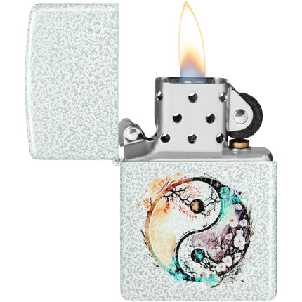 Zippo Lighter: Floral Yin And Yang | 46249
